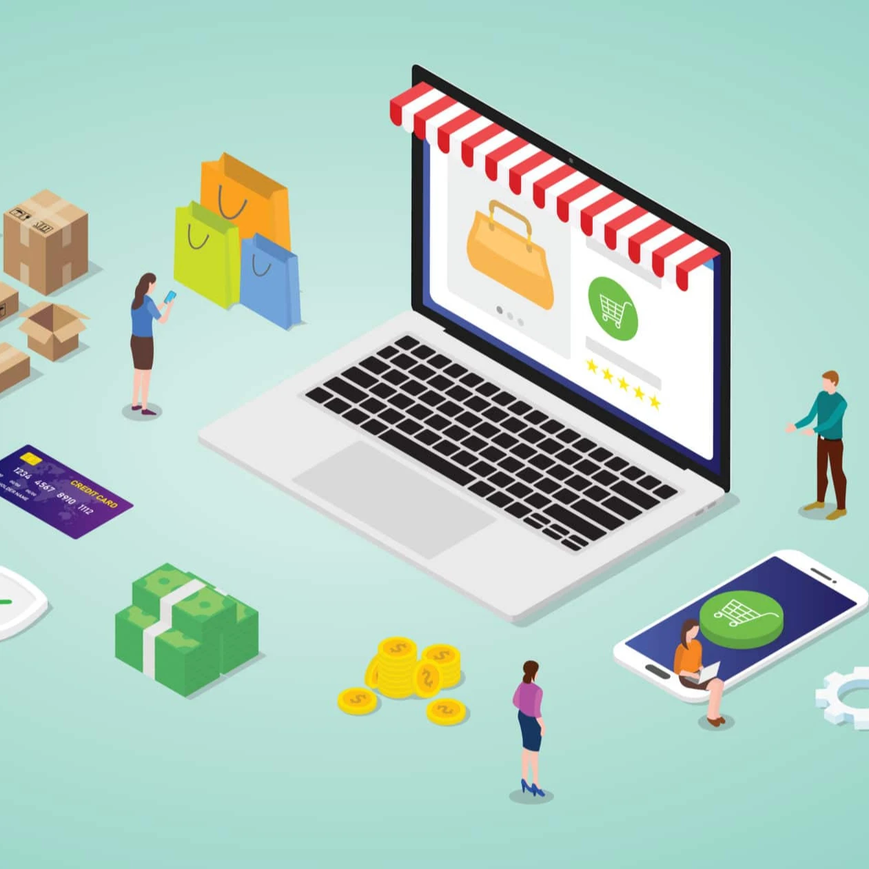 Ecommerce Shopping Website Design and Development in India Website Design Service By two dice web design