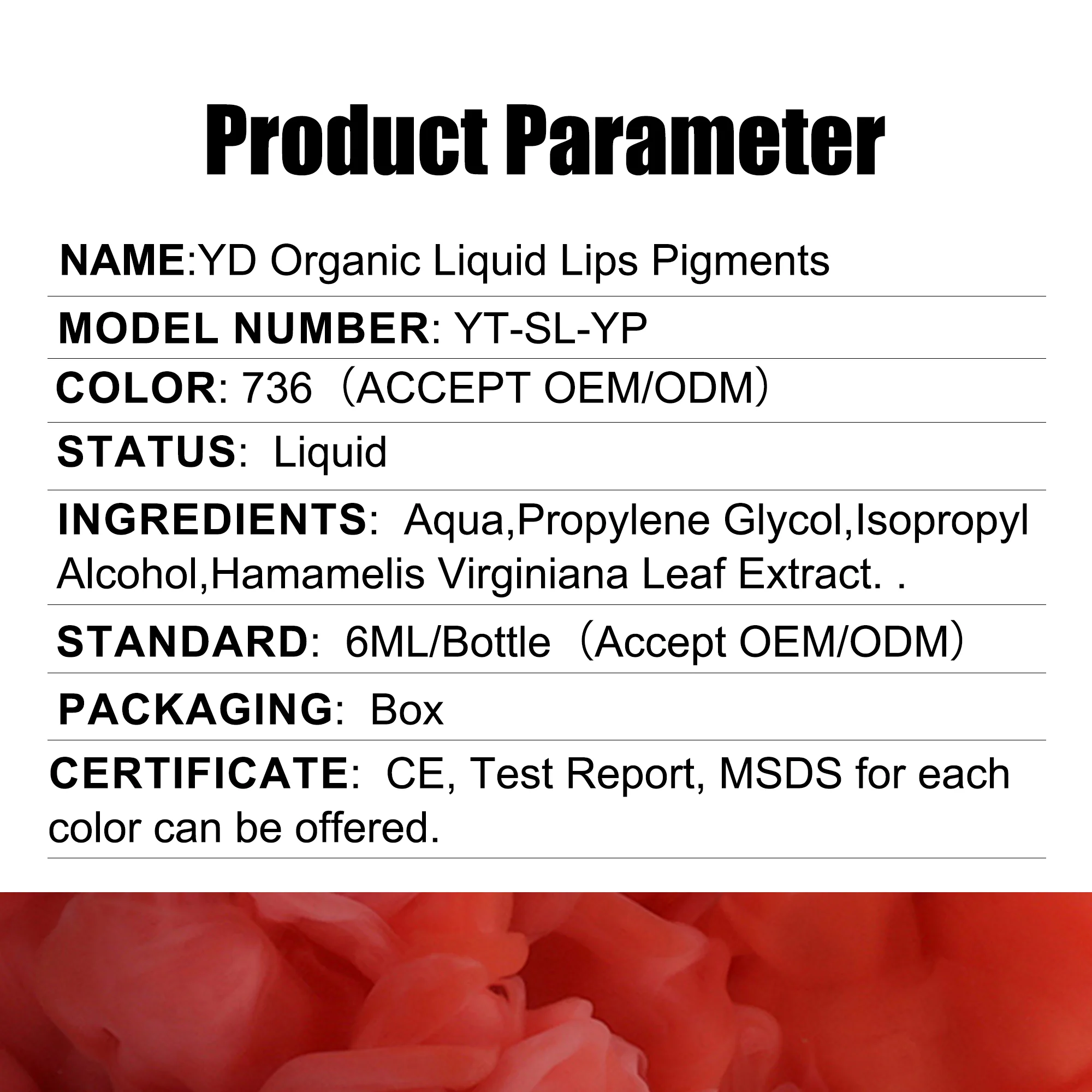 Naturalness Organic 3 Year Retention Permanent Makeup Pigment for Professional PMU Artists