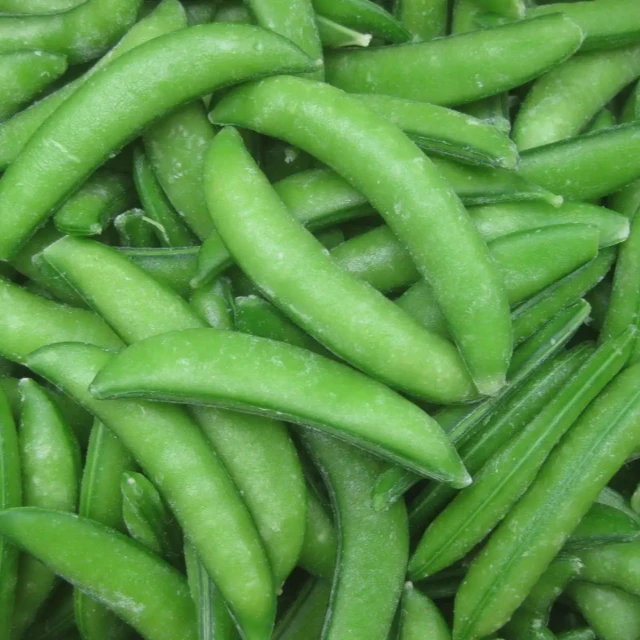 Wholesale IQF Frozen Sugar Snap Peas Frozen Vegetables Fresh Pea Pods Frozen Green Peas
