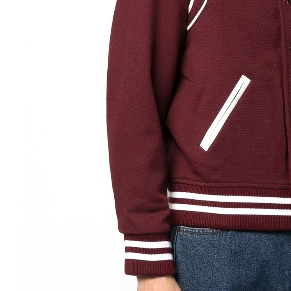 Hot Selling Custom Style Winter Wear Men Embroidered Varsity Jacket / Custom Embroidery Men Varsity Jacket