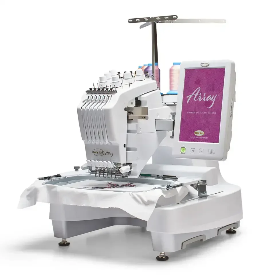 New 100% Original MB-7 M B 7 7 Needle Embroidery Machine Plus Deluxe Bonus Kit Household Mini Sewing Machine Small Automatic