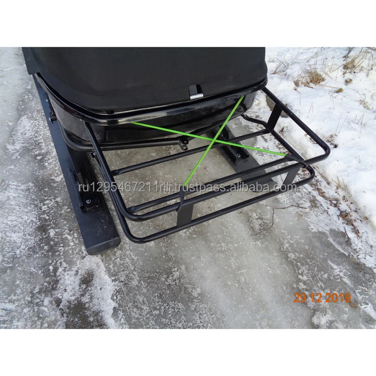 Best price Snow-mobile trailer passenger with handles to support passengers and steel frame for mounting suspension system