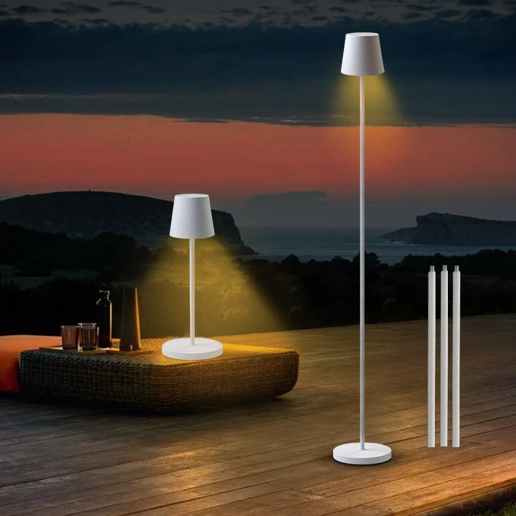 customized modern elegance luxury home decor chargeable table lamp set with touch control for dining kids bed side