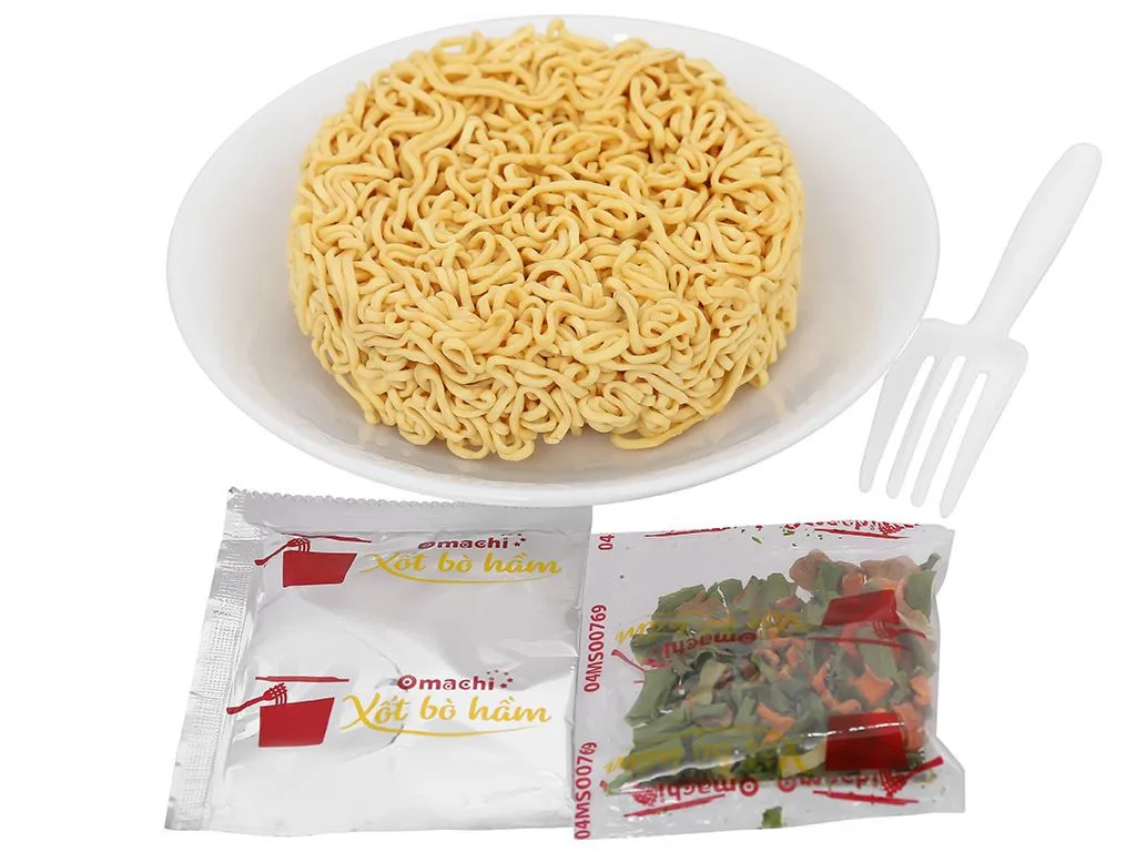 Картофельная лапша Omachi с тушкой