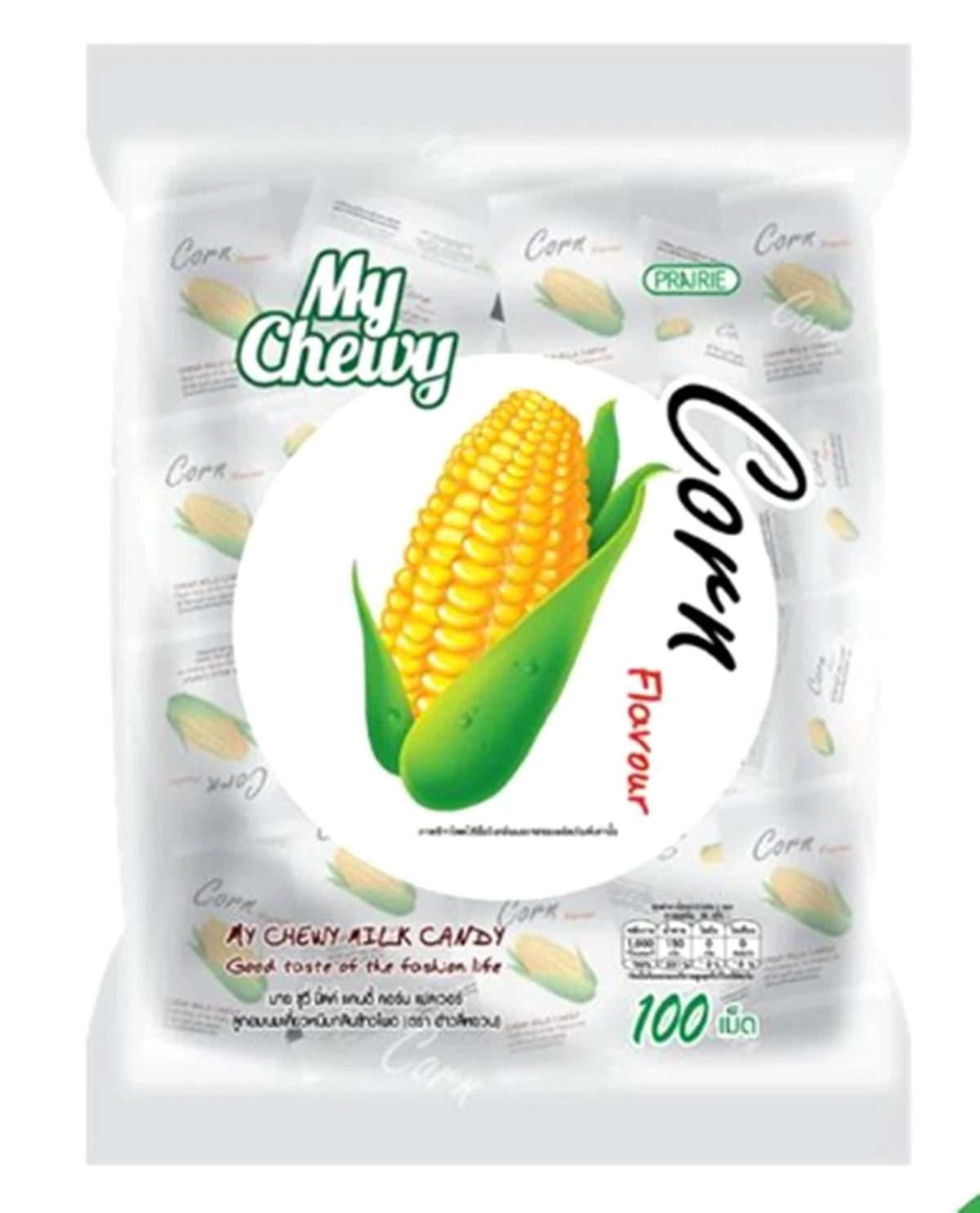 Milk Candy My Chewy Corn Flavour Good Taste Soft Sweet GMP Best Quality Product 360 G /100pcs