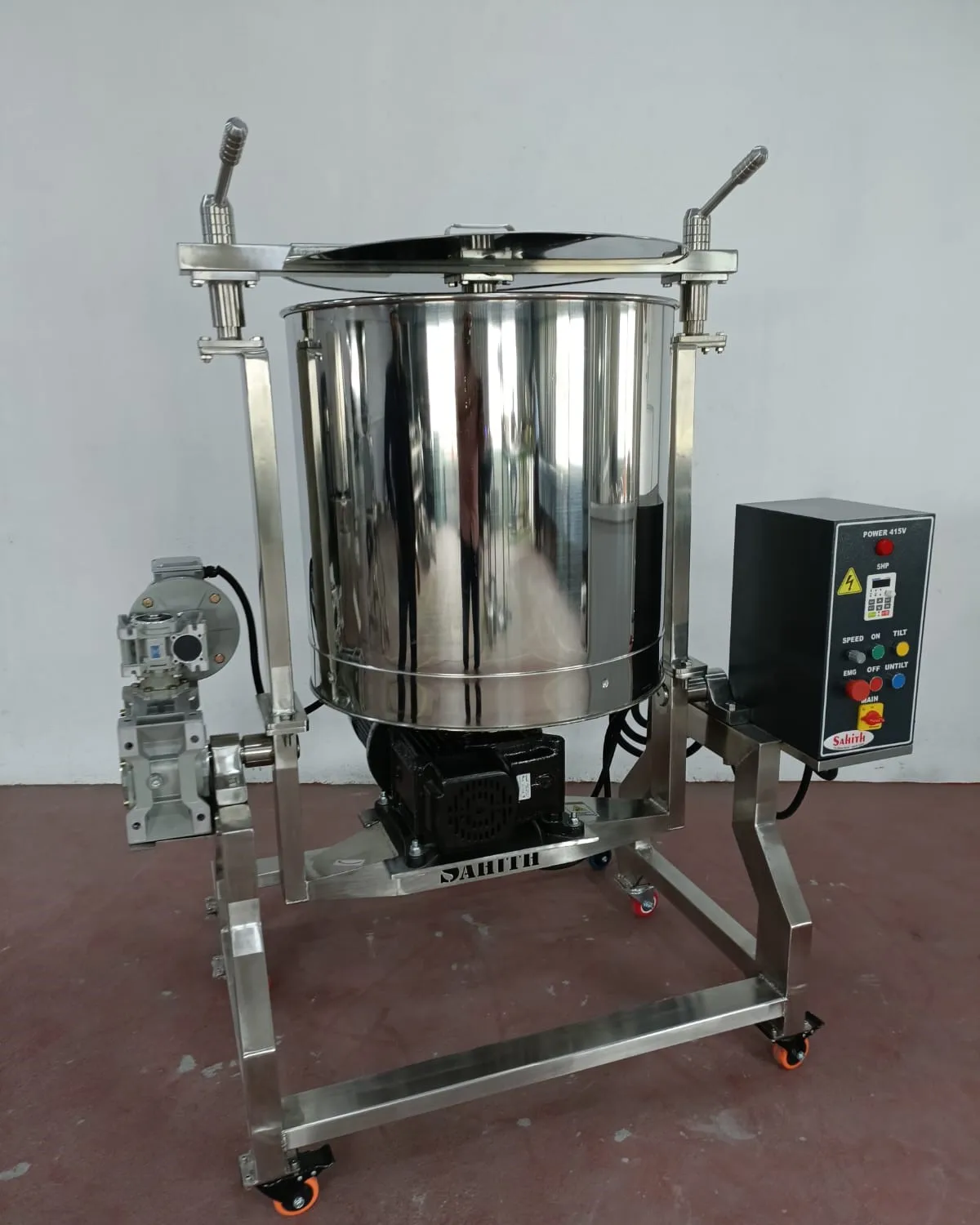 Sahith 20 KG Electric Chocolate Melanger Stone Grinding Machine with New Motor Chocolate Making Nuts Direct Manufacturer India