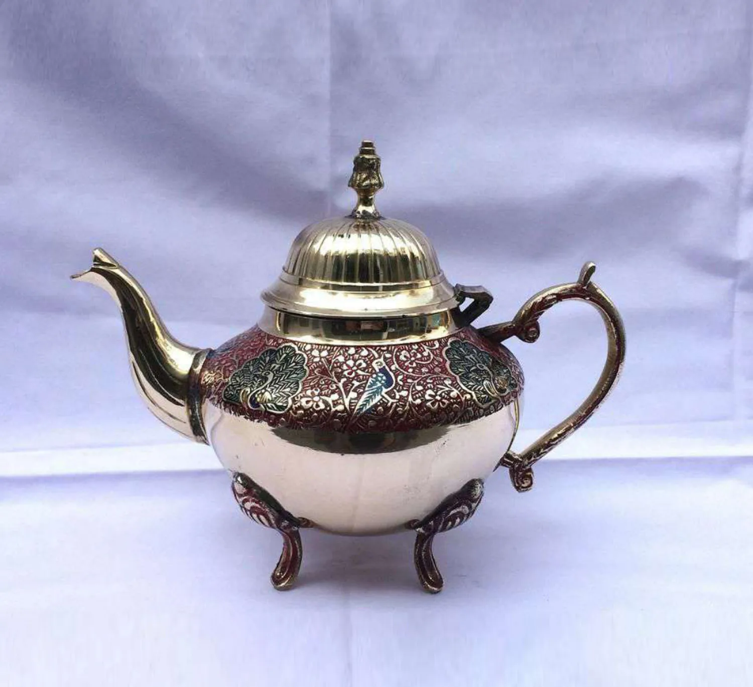 Wholesale Supply Handcrafted Tea Coffee Serving Kettle Pot For Serving Hot Beverages at Home or Office.