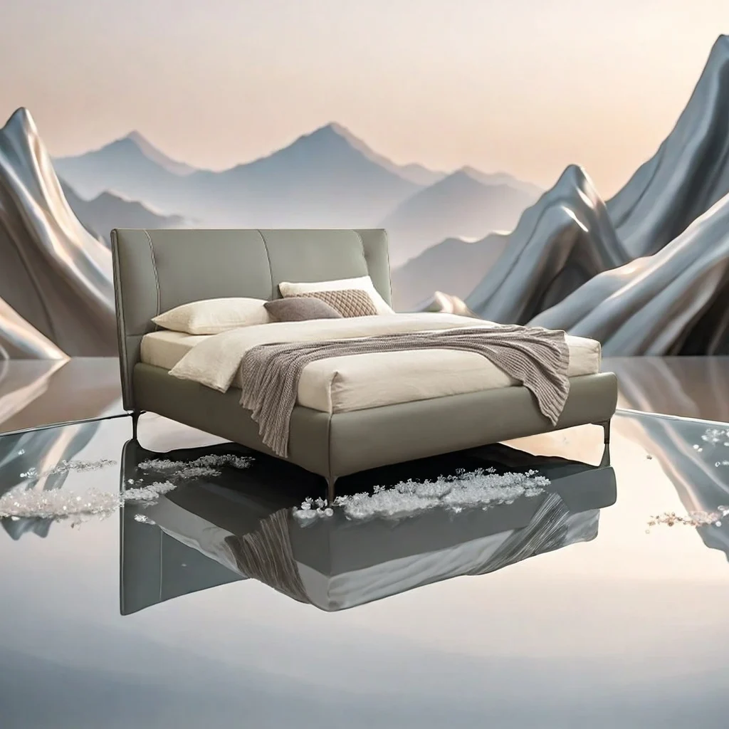 Luxury King Size Bed with Built-in Storage Solutions for Stylish Modern Bedrooms