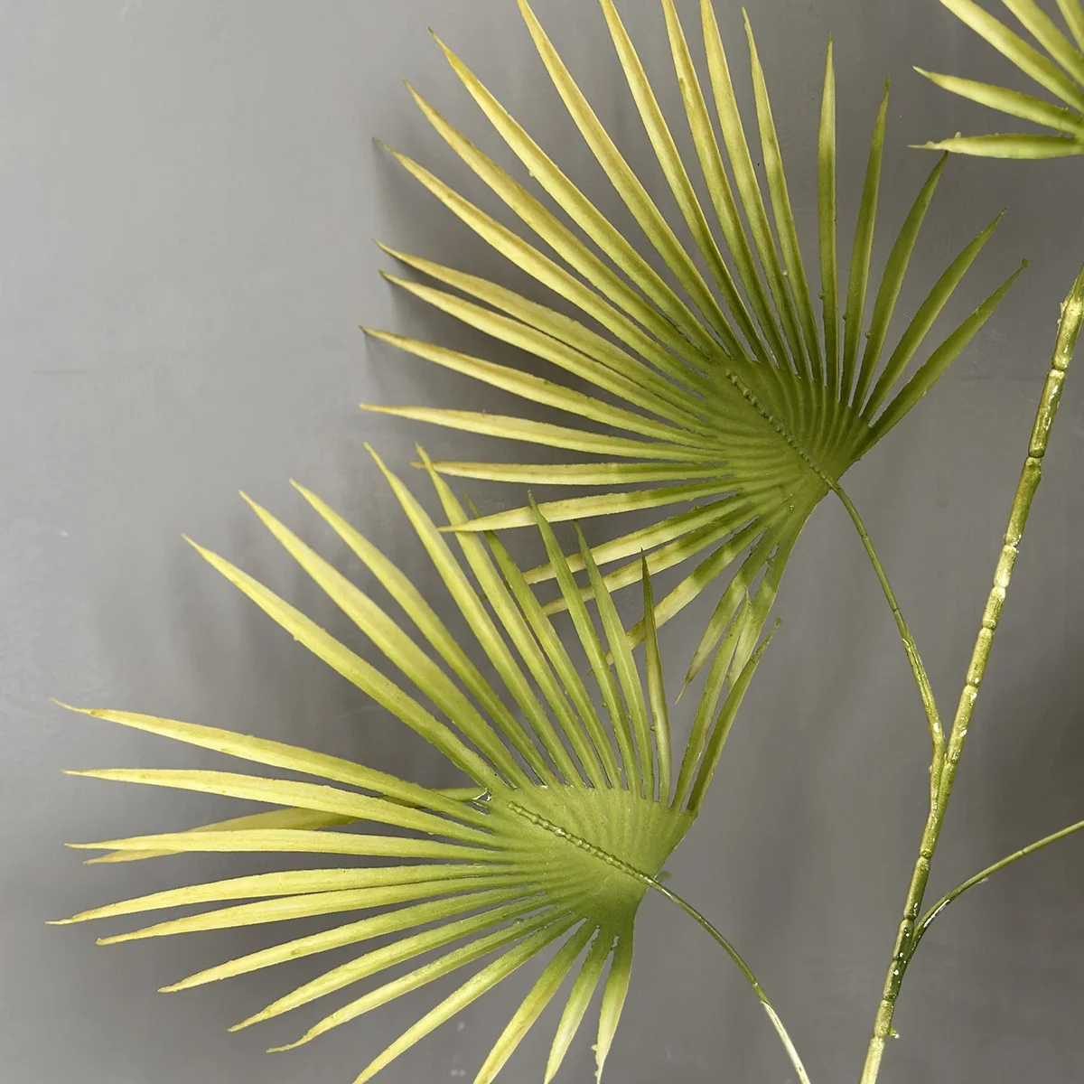 Artificial Greenery Simulation Fan Palm Leaf for Jungle Party Decor Home Office Decor