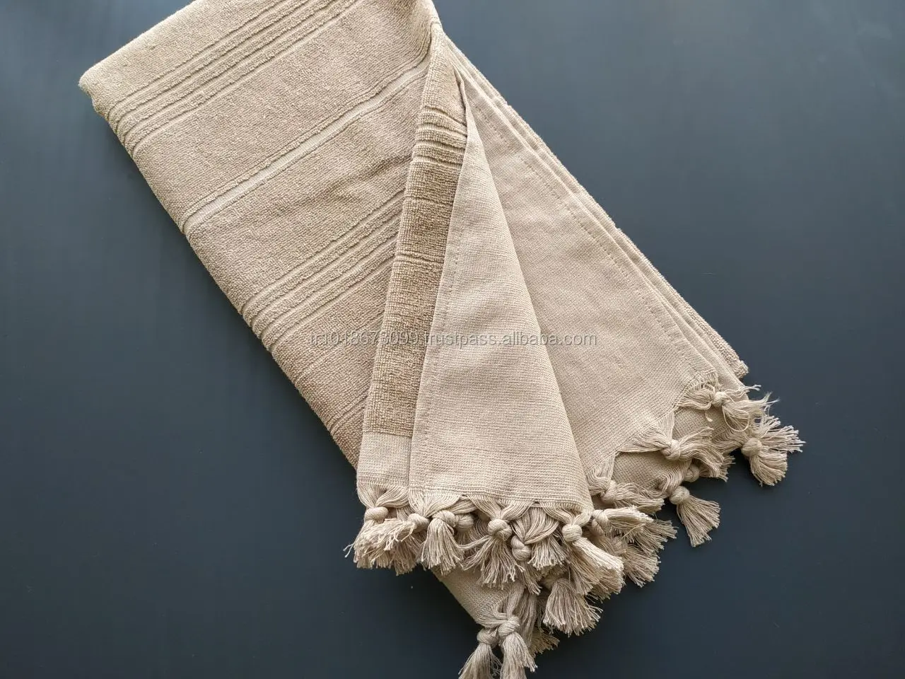 Terry back Peshtemal Beach Turkish Towel - Wholesale perfect for Bath or Beach-side use 100 Cotton Set High Absorbency