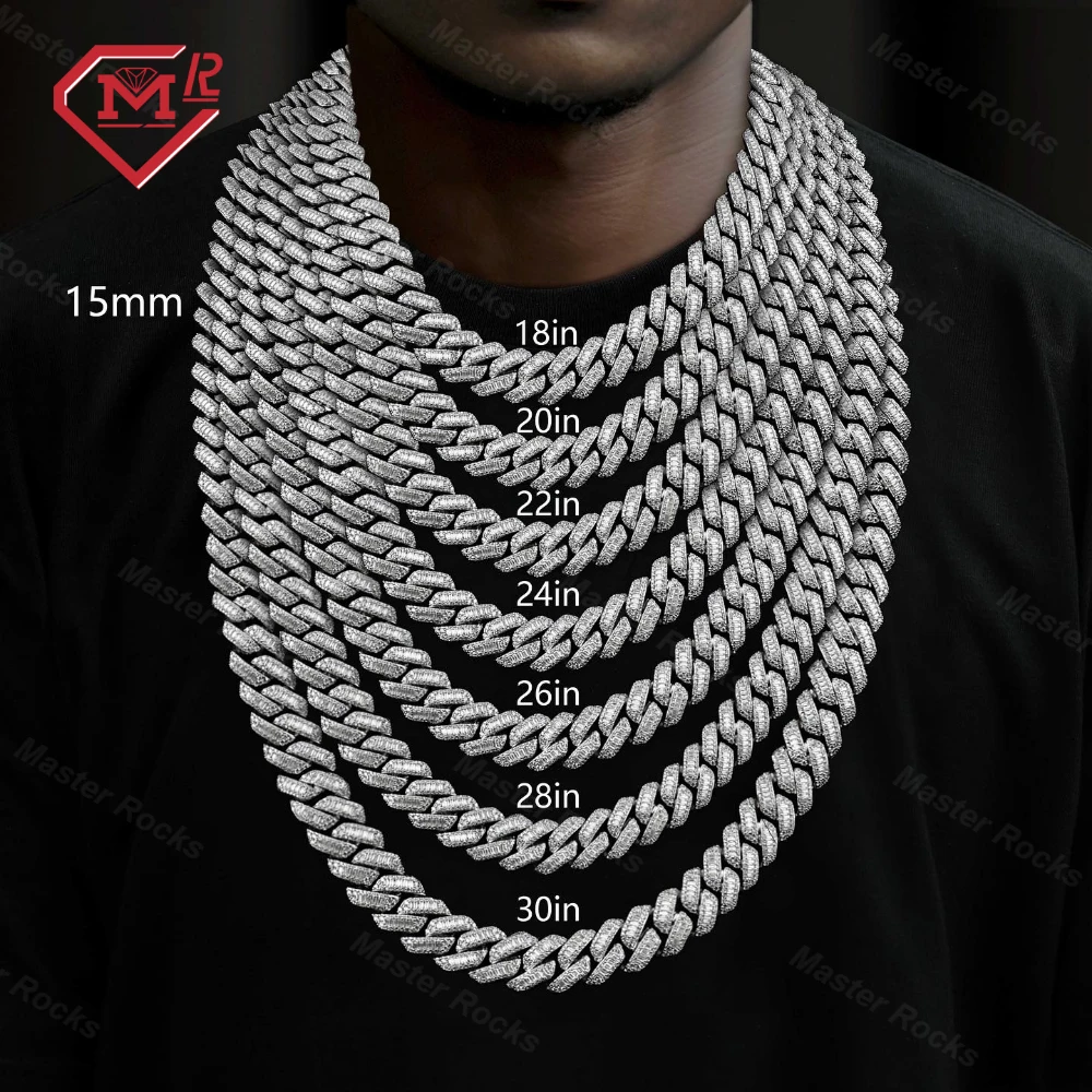 10mm 12mm 14K Gold Plating Cuban Chain High Quality Fashion Hip Hop Miami Cuban Link Chain