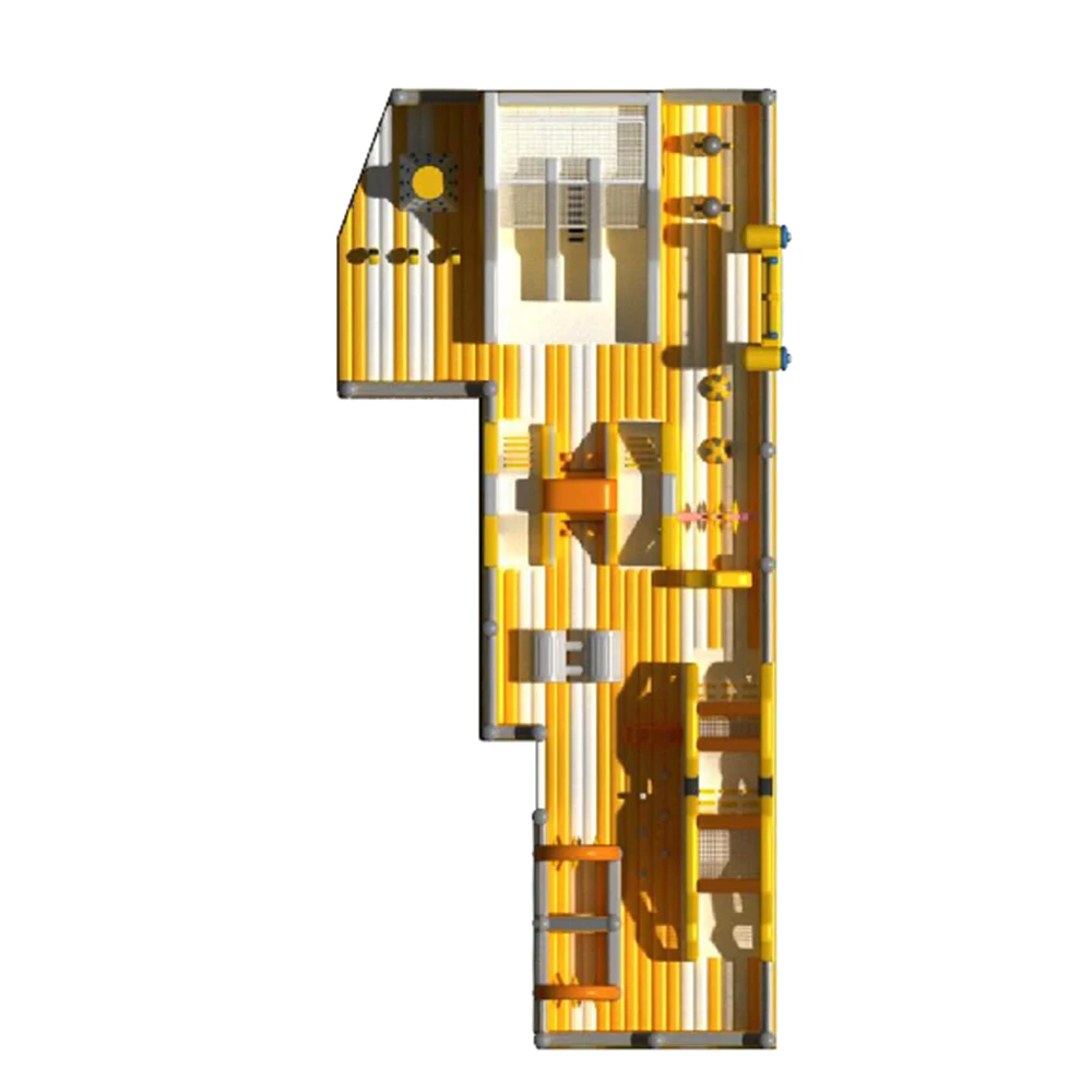 Пользовательский логотип самый популярный городской детский открытый красочный парк желтое мягкое игровое оборудование с