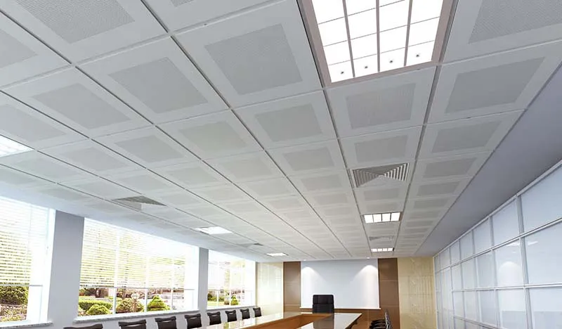 High Quality Soundproof Modern Design Lay-In Metal Ceiling for Office & Hotel Interiors Price from Turkey