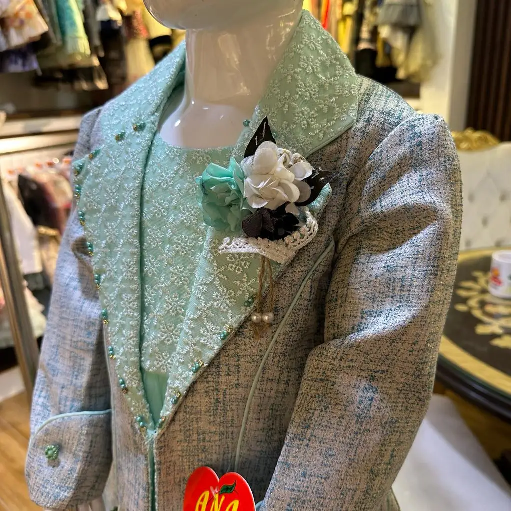 2024 New design party dress style cotton frock latest cotton baby dress designs with handbag