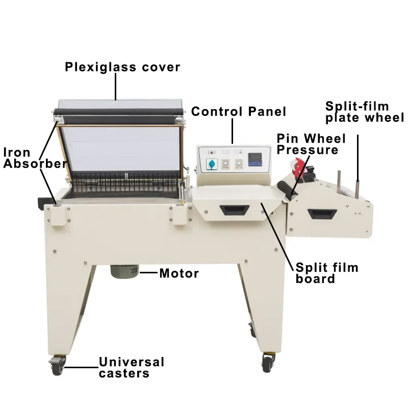 5540 Sealing And Cutting Machine Shrink Packaging Machine Two  One seal-Cut-Shrink Pack Machine Plastic film