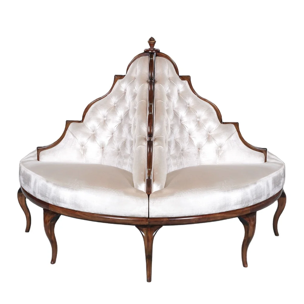 Vintage Classic Royal Luxury Teak Mahogany Wood Sofa Chair Set Hand Carved Artistic Furniture for Living Room Hall Villa School