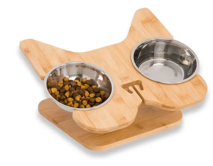 Wholesale Pet Bowls Feeders Wood Pet Feeder Elevated Feeder for Pets and Animal Handmade in Vietnam