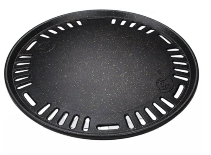 Portable Grill Wood Frame Chrome Feature Powder Folding Material Stainless Steel BBQ Grill Korean BBQ Grill Table