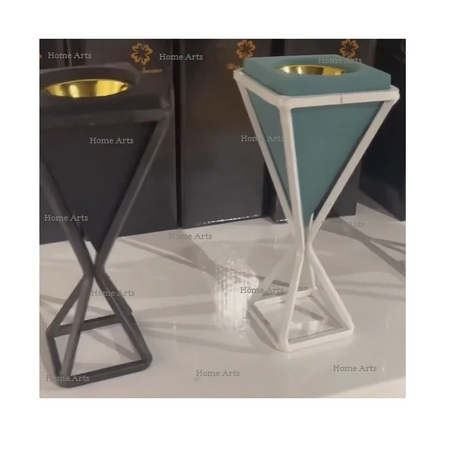 Advantageous Design Acrylic and Metal Bakhoor Burner With Islamic Work in Golden Color Oil Burner at Low Price