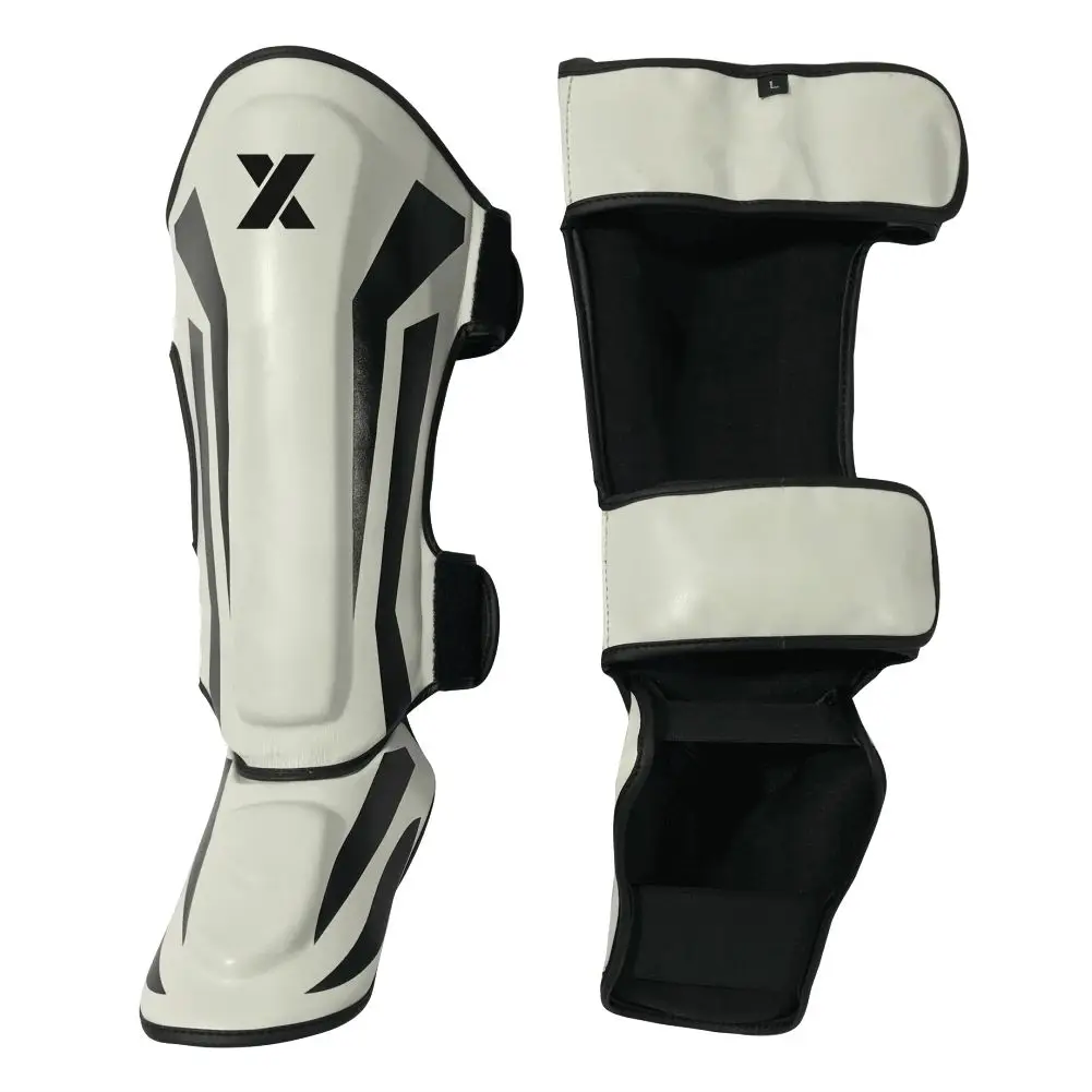 Custom Leather Shin Guard MMA Kickboxing Leg Foot Protector Muay Thai Kick Boxing MMA Training shin instep pads