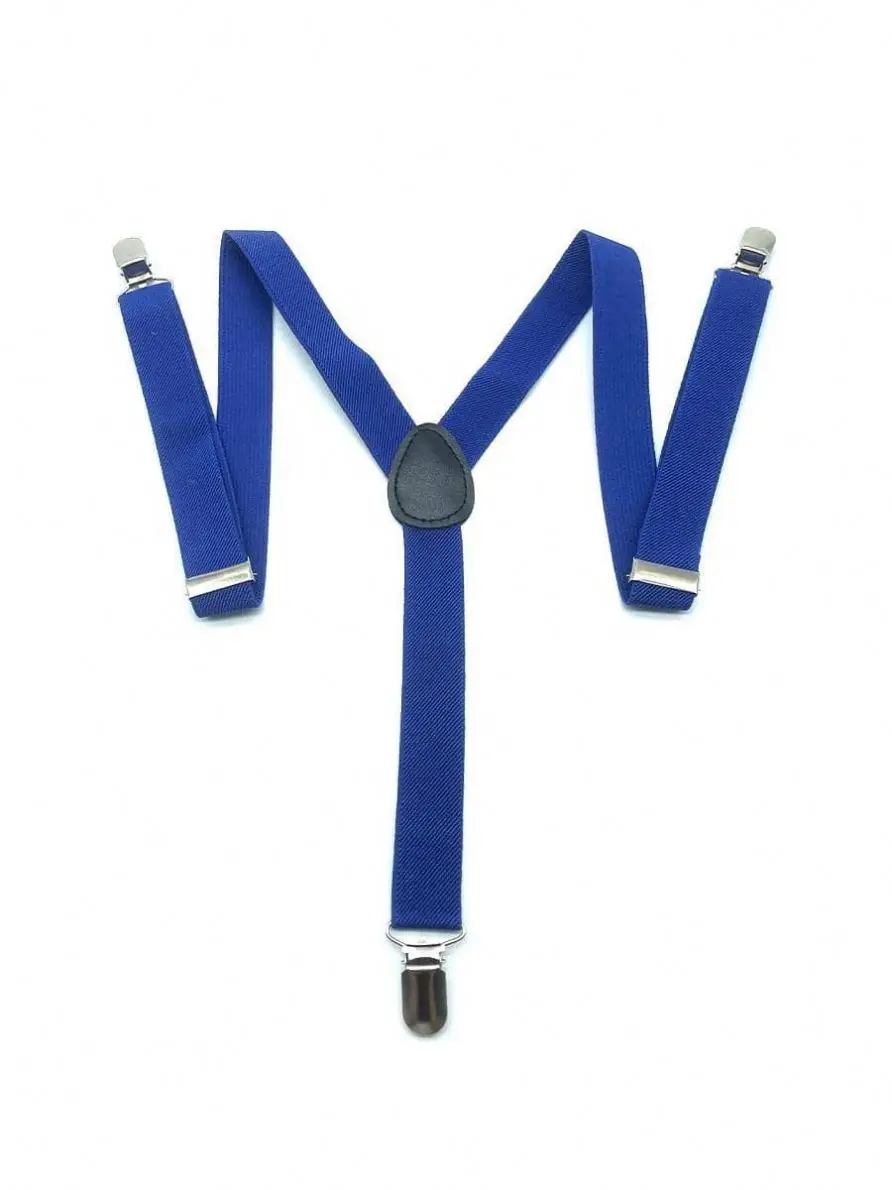 Factory Direct High Quality Vintage Heavy-Duty Suspenders for Men, 3.5cm Wide X-Shape with 4 Bronze Snap Hooks/