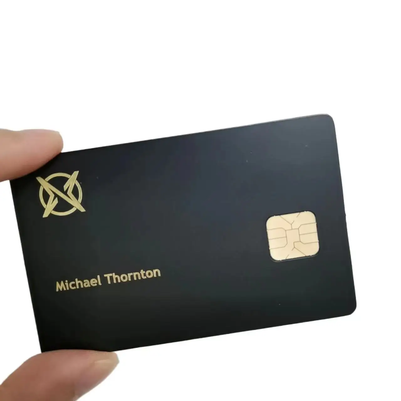 Bank Customize Stainless Steel Metal Credit Cards Blank 4442 Chip Digital Metal Debit Card