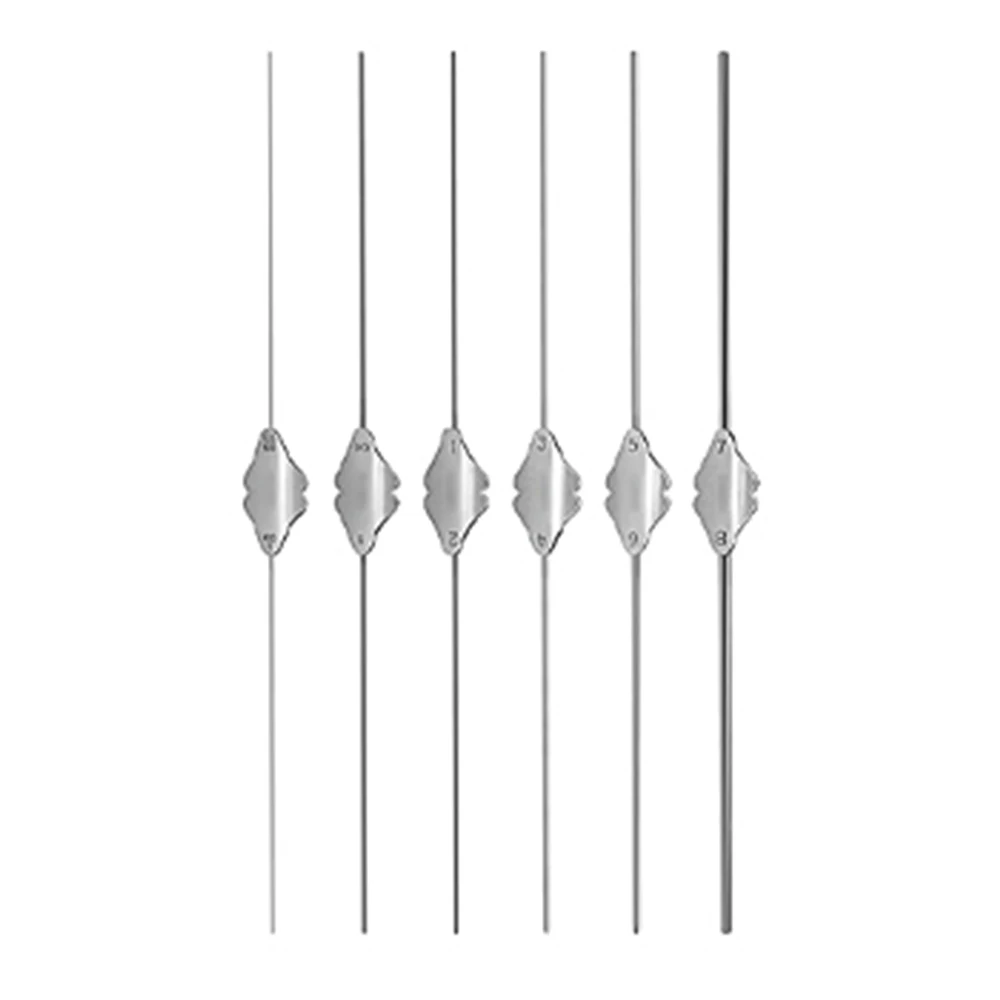 Professional Dental Hand Piece 6 Pieces Set of Bowman Lacrimal Probe 6 Surgical Dental ENT Instruments