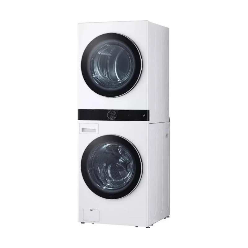 WHOLESALE 27-Inch Smart Wash Tower 360 degree, AI Fabric Sensors, Steam Technology, Voice Control & Single Unit Design