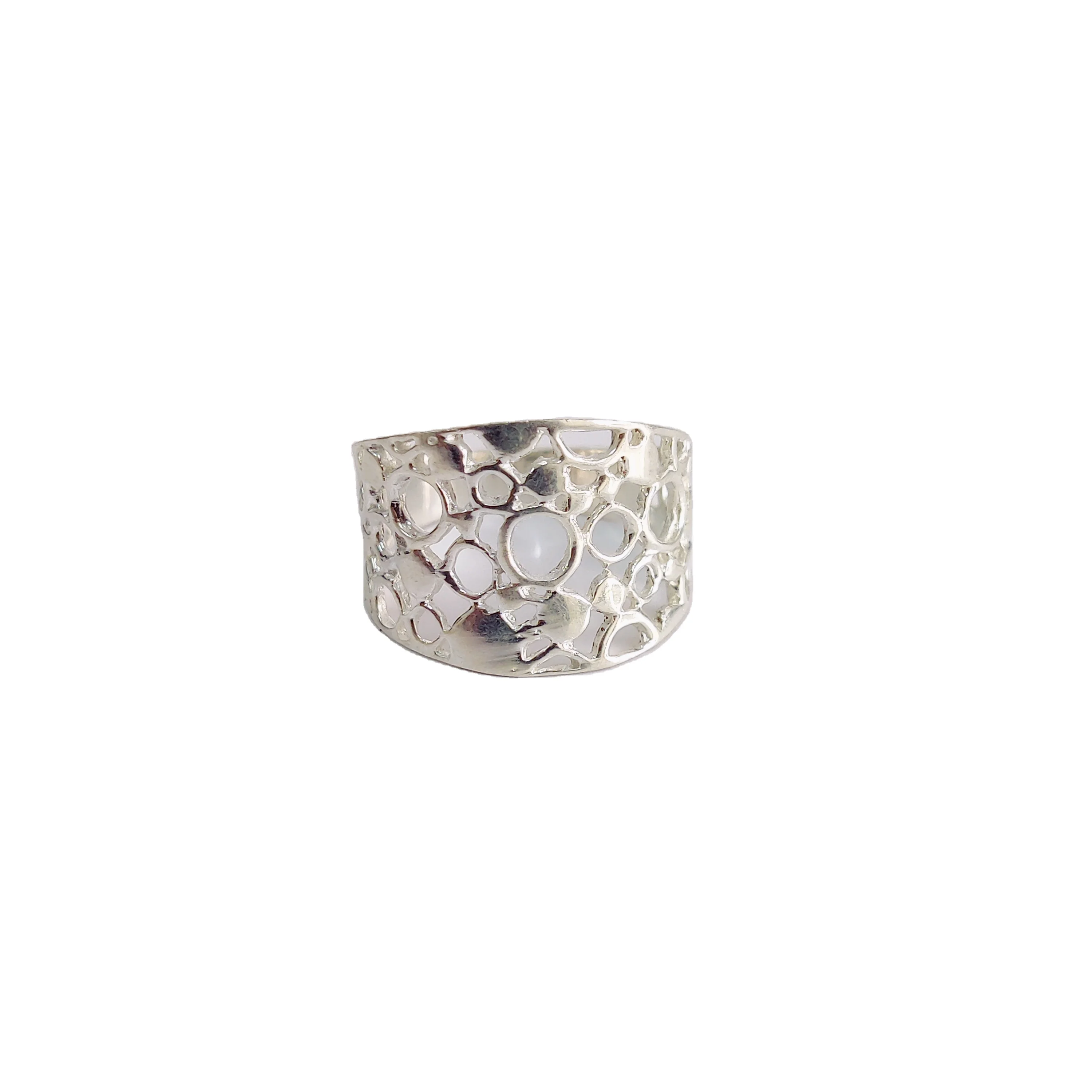Plain Silver Attractive Loud Light Weight Silver Ring Unisex Rings Wholesalers From India Best For gift Indian jewelry