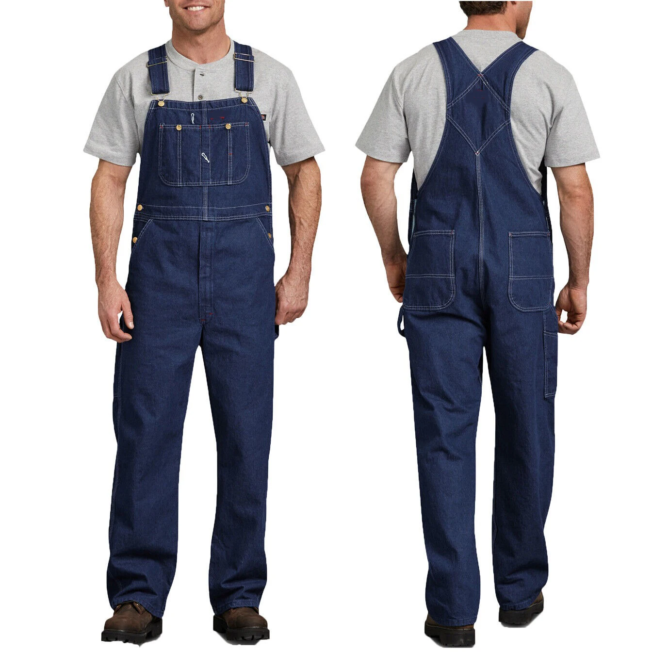 Custom Workwear Light Weight Flame Retard canvas work bib pants Coveralls Oil And Gas All Sizes Ladies Men safety bib for winter