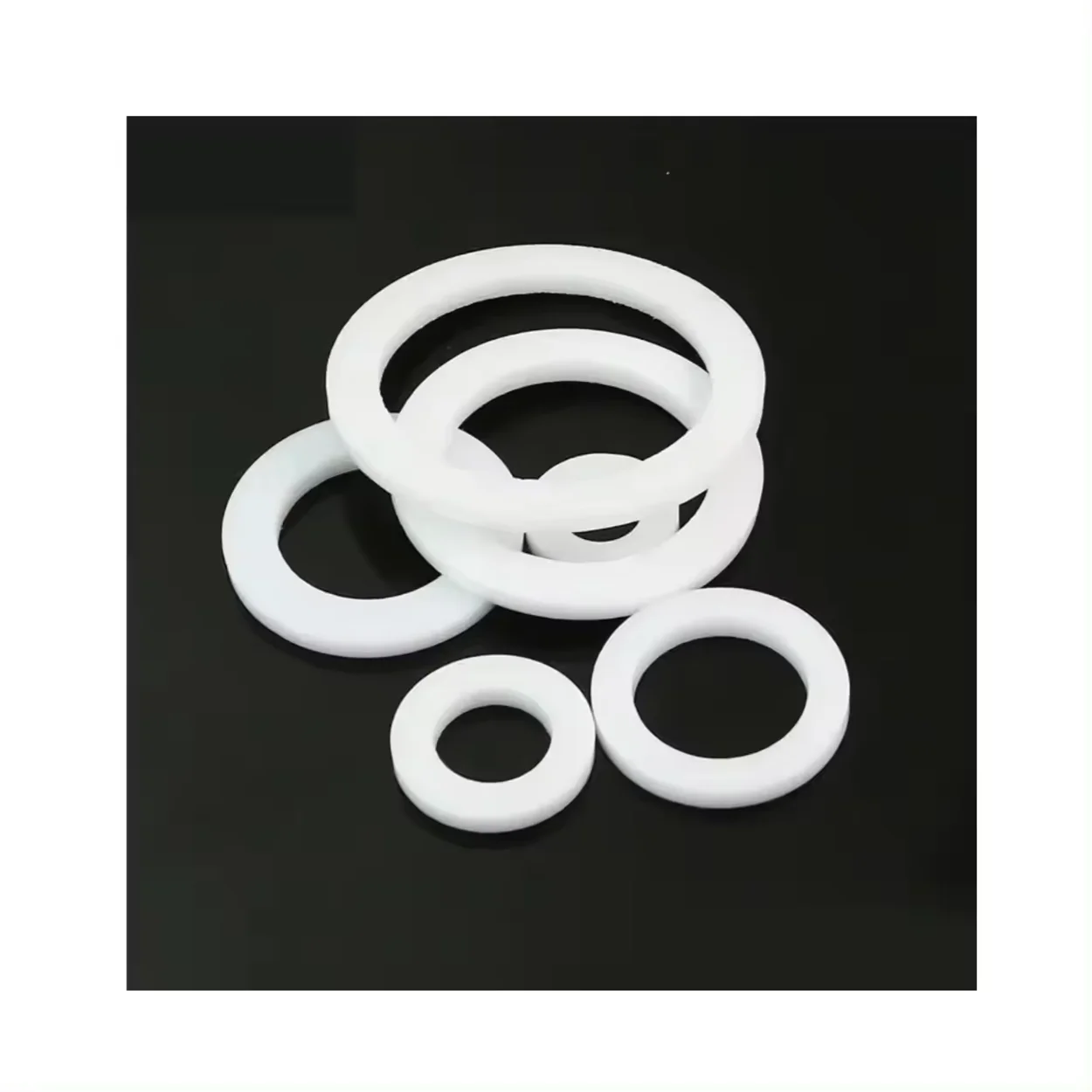 Премиум OEM Custom PTFE прокладки кольца шайбы высокого класса Фторполимерные изделия для продажи индийскими экспортерами