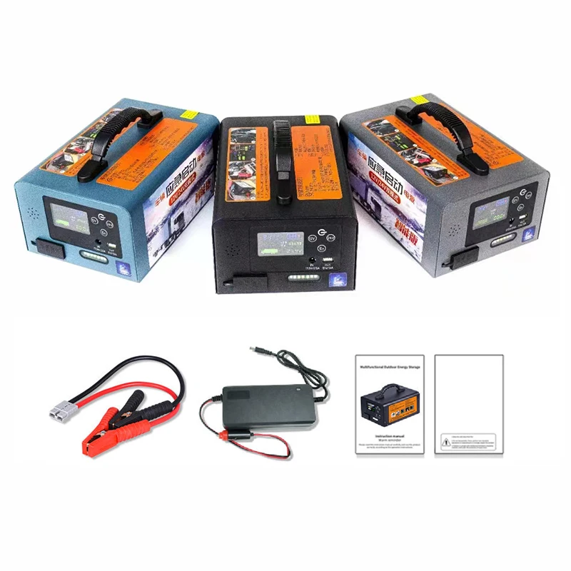 battery booster pack 12v 24v car emergency jump starter truck Jump Starter power bank jump starter 12/24v