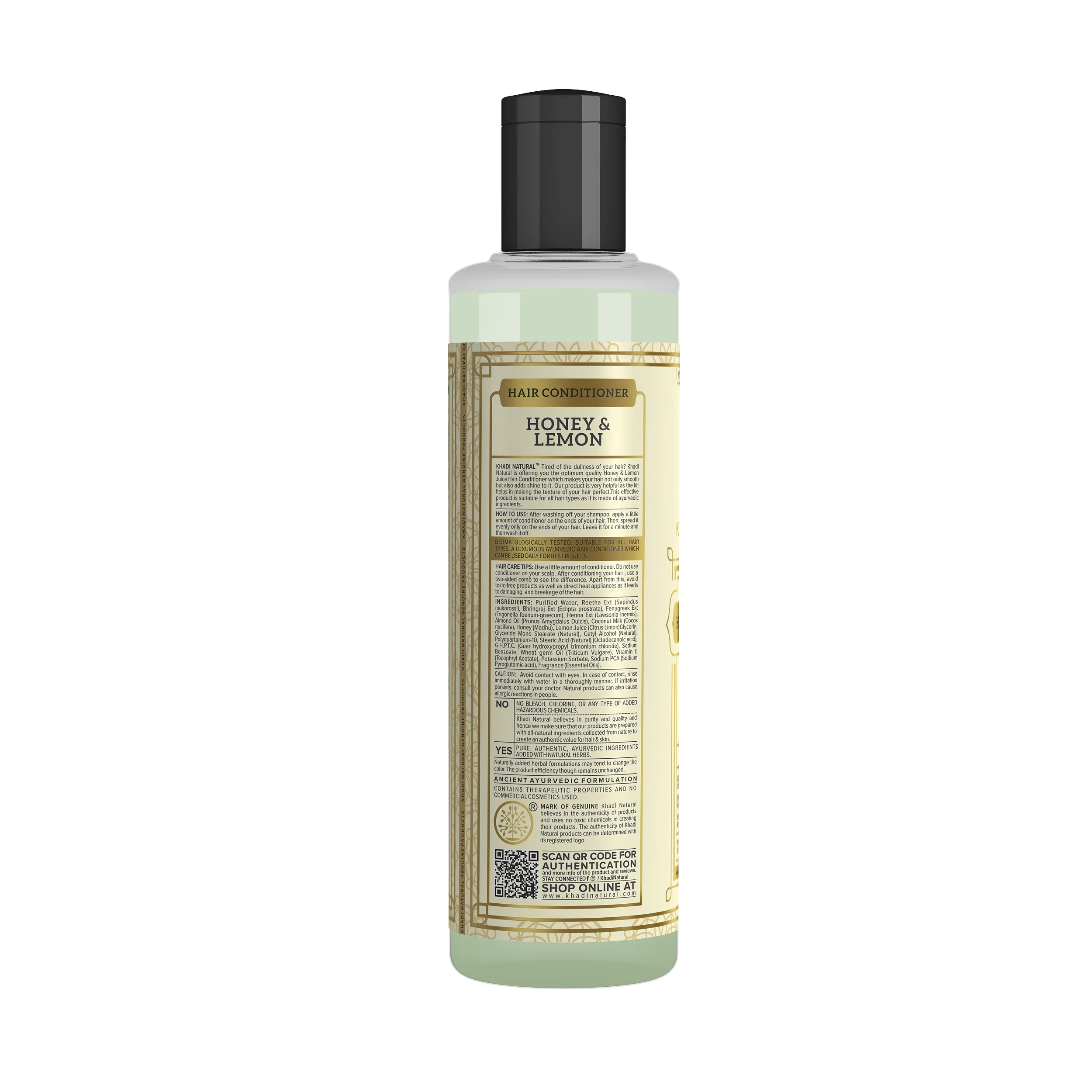 Khadi Natural Honey & Lemon Hair Conditioner