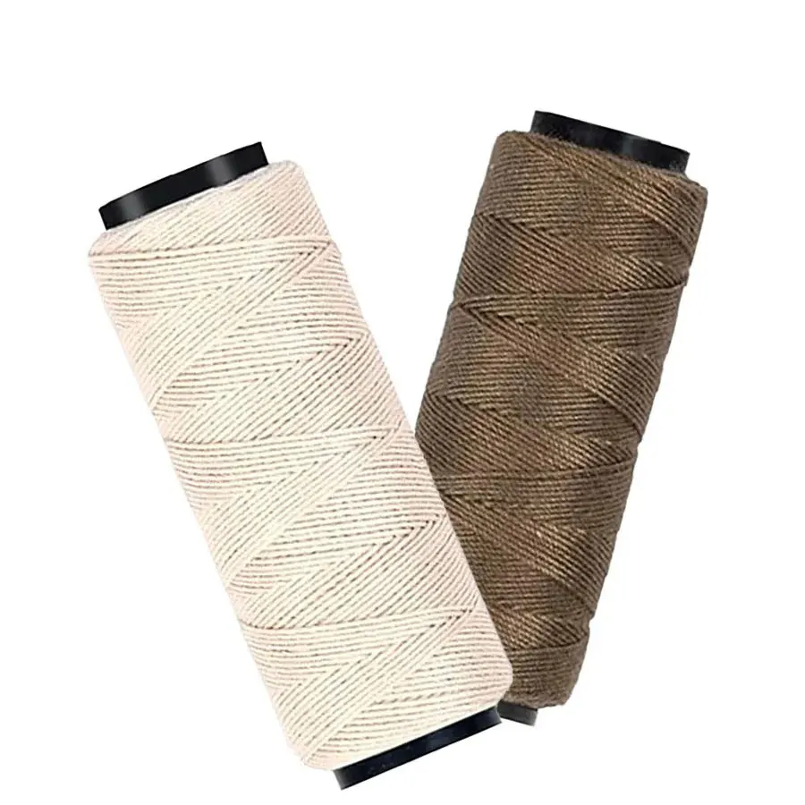 Brown Blonde Custom Color Hair Extension Thread Sewing Nylon Bonded Threads Using For Hand Sewing Hair Extensions