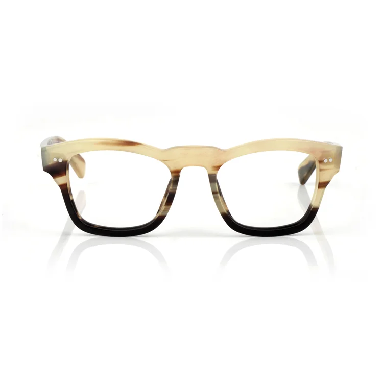 New Design Buffalo Horn Frame For glasses Frame 100% Natural Buffalo/Ox Horn Color Full & Black Glasses Sunglasses Frame