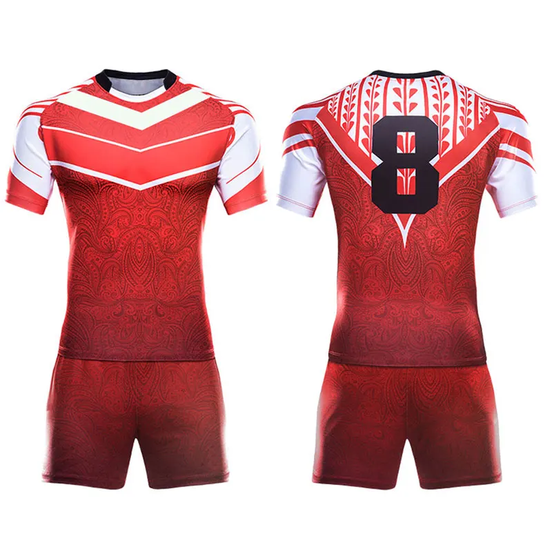 Manufacturer best Short Sleeve Classic Rugby Jersey Sublimation Sports Wear Breathable Men Rugby League Uniforms