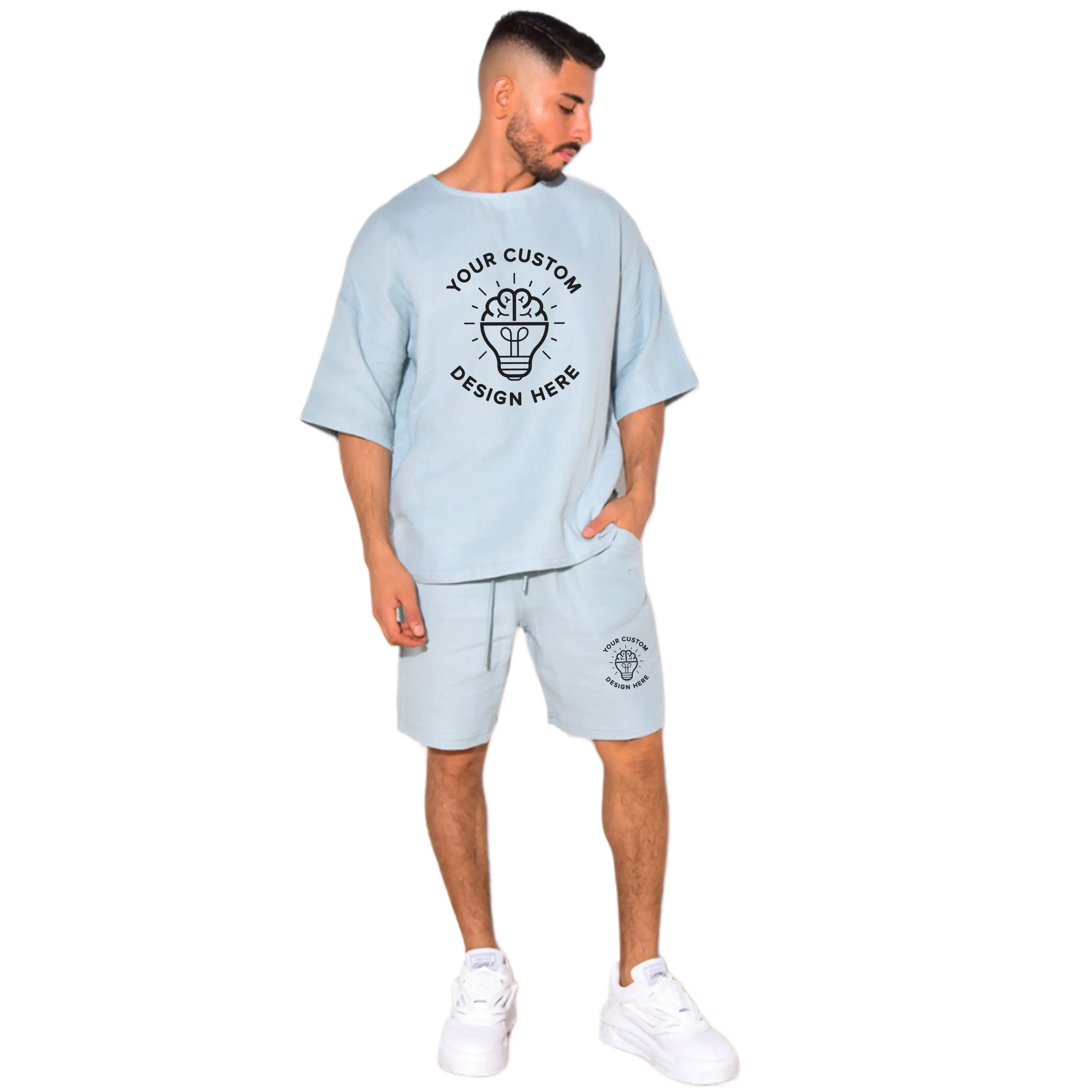 2024 Short Sets for Men Casual Clothes Summer Man 2 Piece Set Sports for Men t Shirts and Shorts