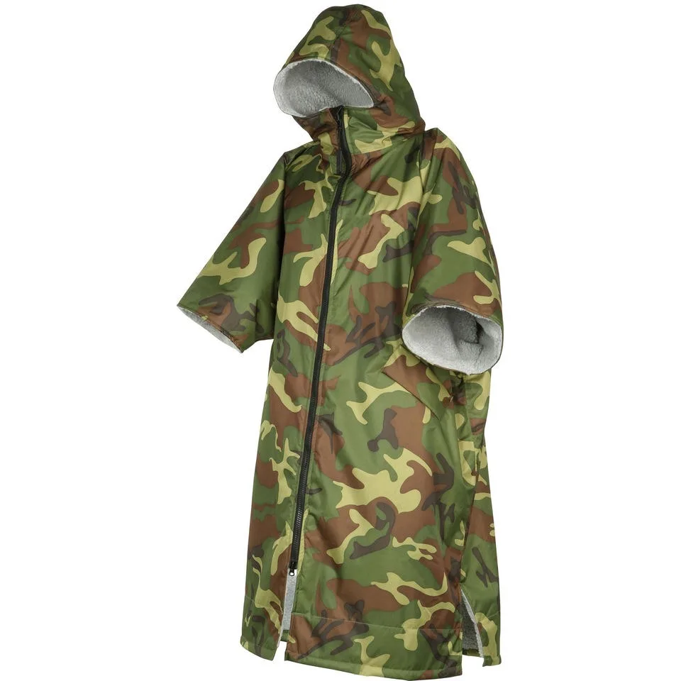 Changing Dry Robe Fleece Lined Waterproof Coat, S,M,L,XL, Warm Jacket