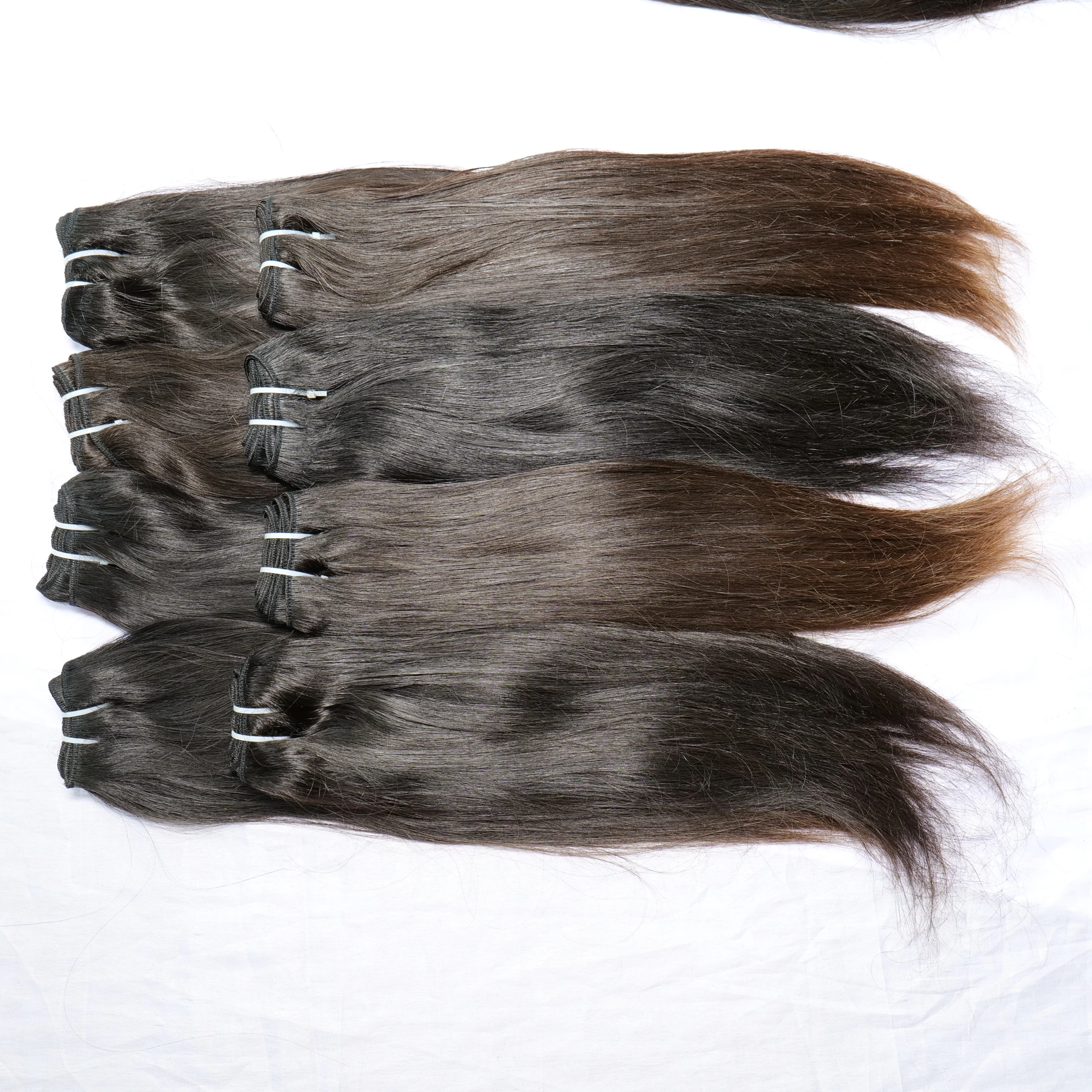 Raw Vietnamese Natural Hair Silky Straight Hair No Tangle No Shedding 100% Virgin human Hair Extensions