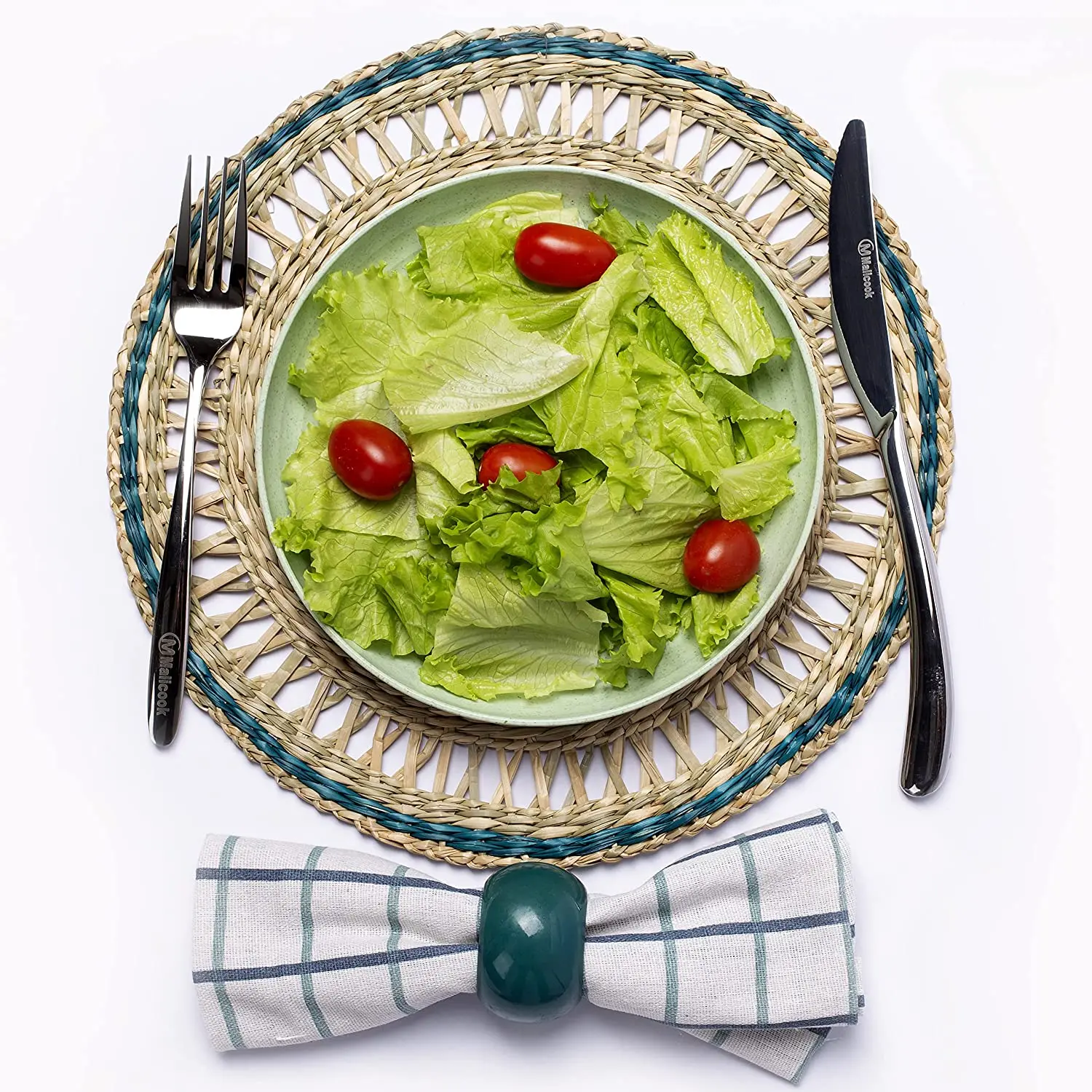 Seagrass Placemat Placemats Straw Made in Vietnam Round and Rectangular Woven Raffia Mat Table Dish Pads