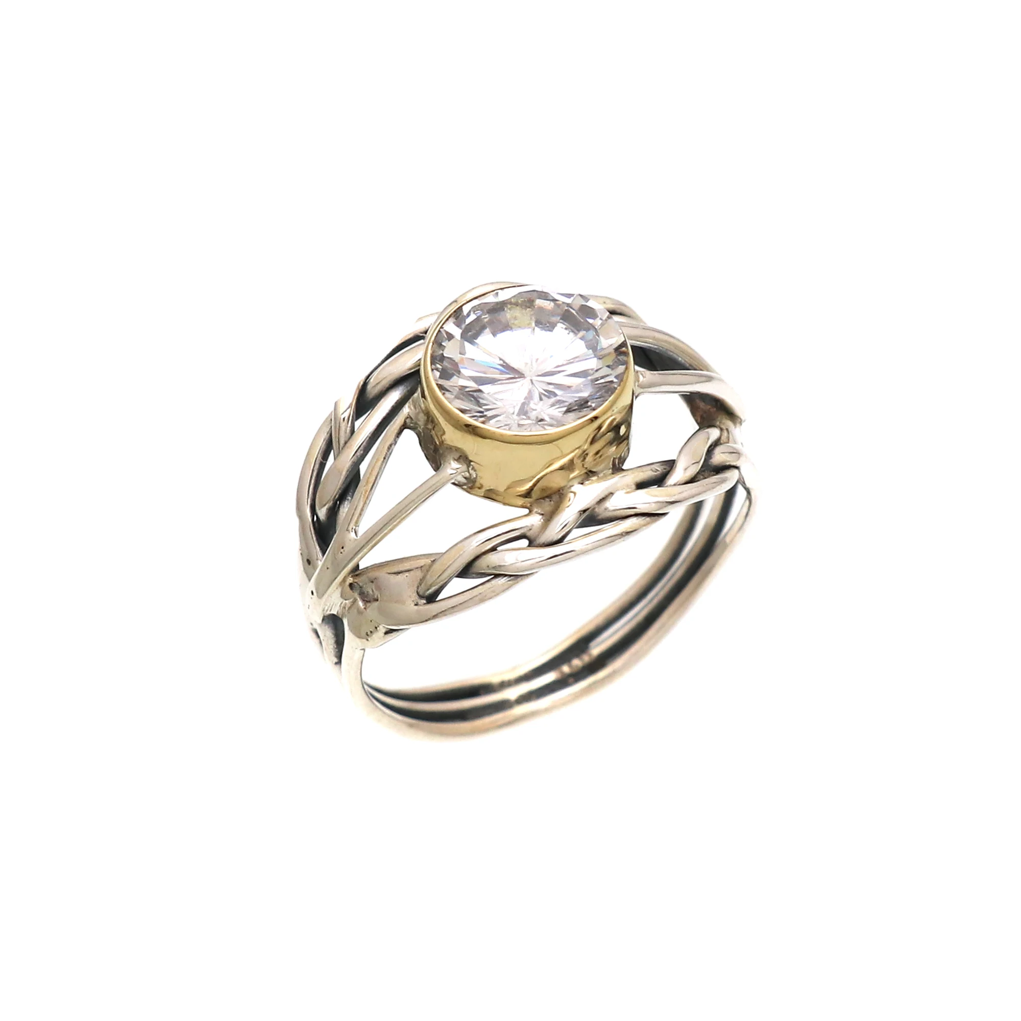 Wholesale Natural 925 Sterling Silver Ring Handmade Birthstone Wedding Party Gift Mom Wife-Garnet Amber Amethyst Coral Red Onyx