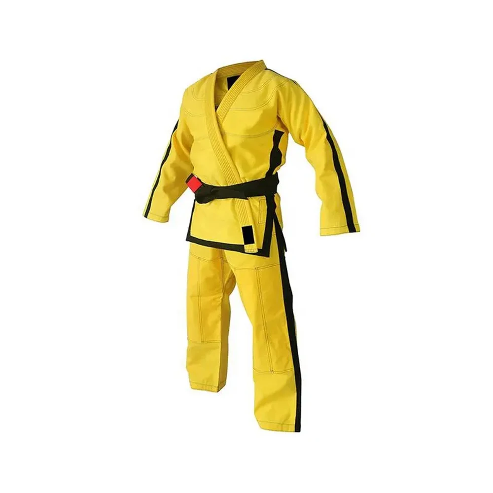 Top Ranking Products Martial arts Cotton/Polyester Clothes Solid Color new style Karate Suits Training Wear Uniforms
