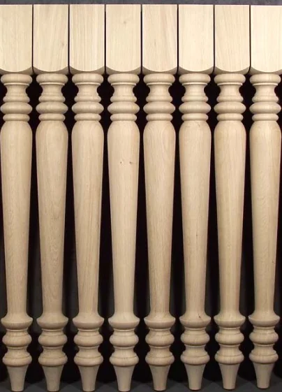 Wood Spindles Unpainted Baluster for Home Sturdy Stair Spindles Best selling wood Carved