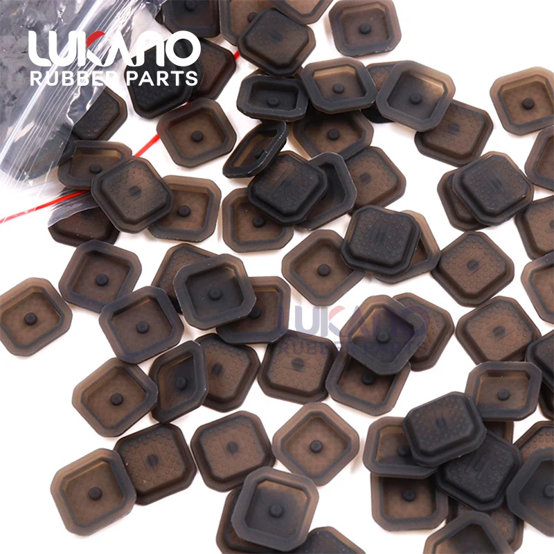 Rubber keyboard buttons custom tear resistant Automotive silicone buttons Silicone keypad manufacturer