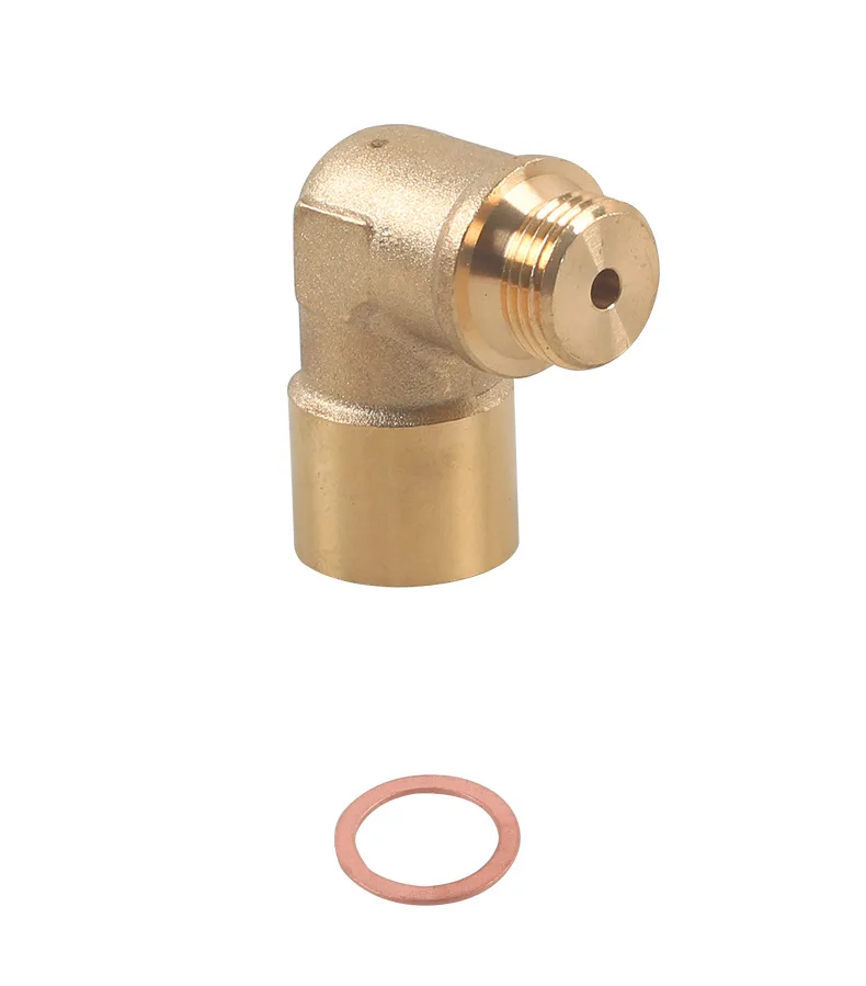CNC Machining aluminum brass machining parts manufacturer automobile parts M18 * 1.5 connector