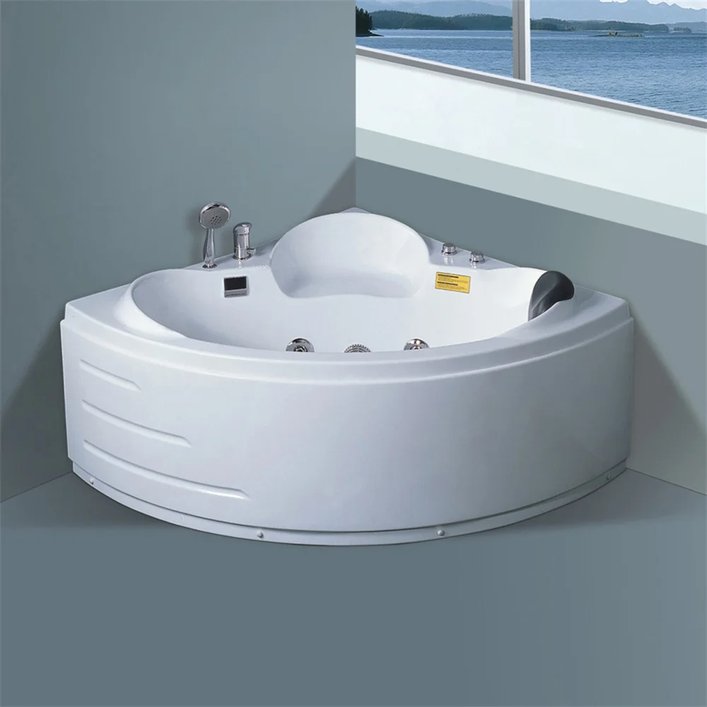 European Jacuzzier Corner Massage Bathtub Cheap Price Whirlpool Bathtub For Whole Sale Modern Freestanding Bathtub