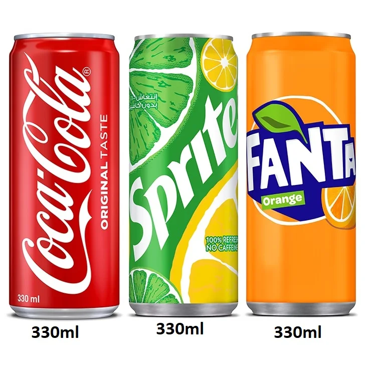 Soft Drinks Cans, Soft Drinks RNB,  Carbonated Drinks, 150ml, 250ml, 300ml, 330ml
