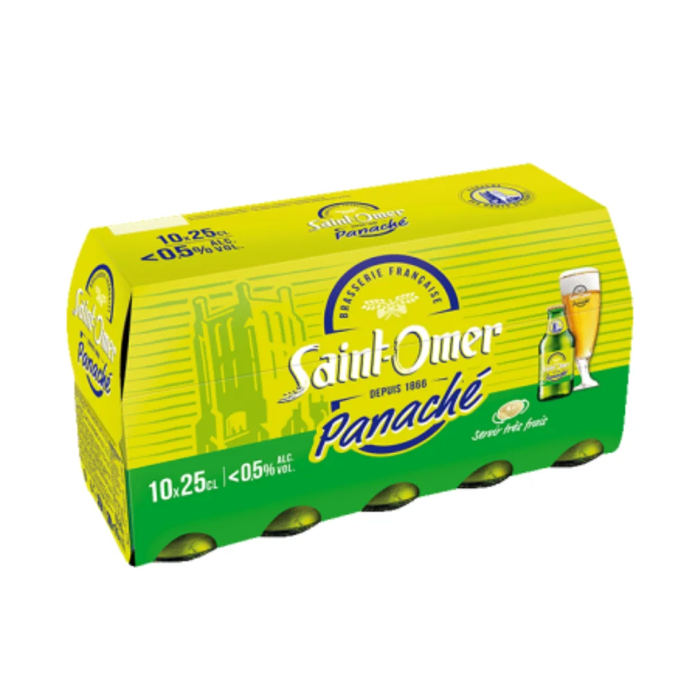 Wholesale Dealer of Top Selling Saint Omer Panache Beer in Glass Bottle of 25CL in Pack of 10 Units