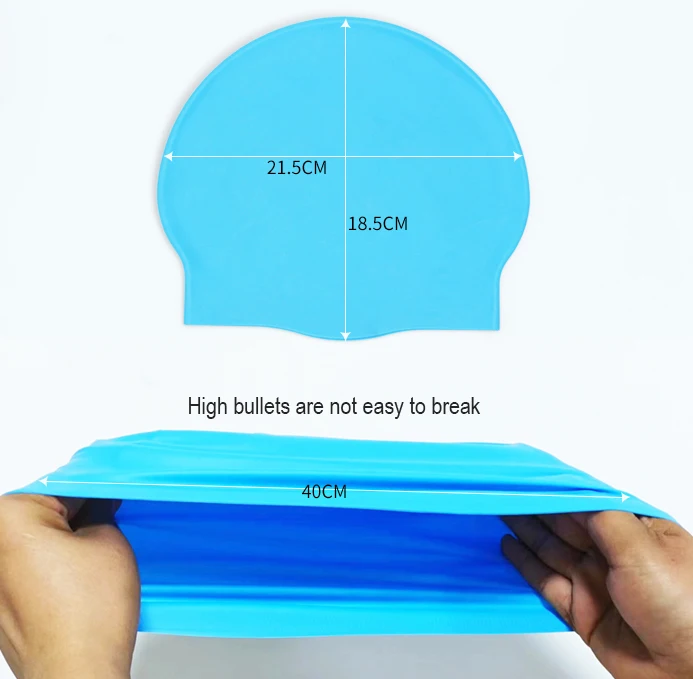 high quality swimming cap colored silkscreen printed silicon swim cap professional custom logo adult