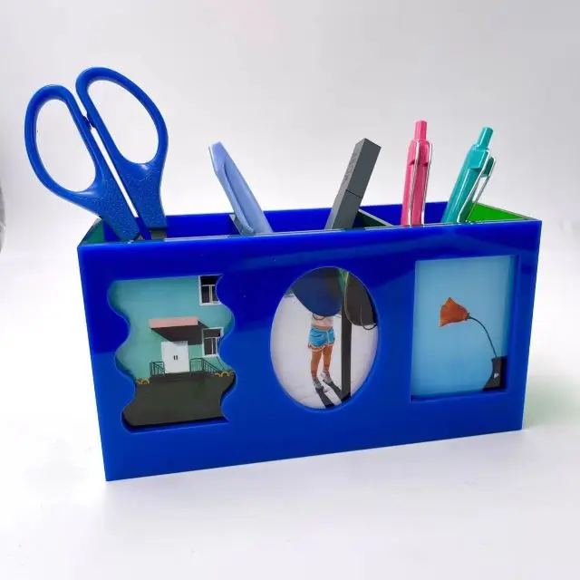 2024 новый дизайн 3-в-1 акриловый держатель для ручек Instax фоторамки Fujifilm Мини-коробка хранения фото Бестселлер